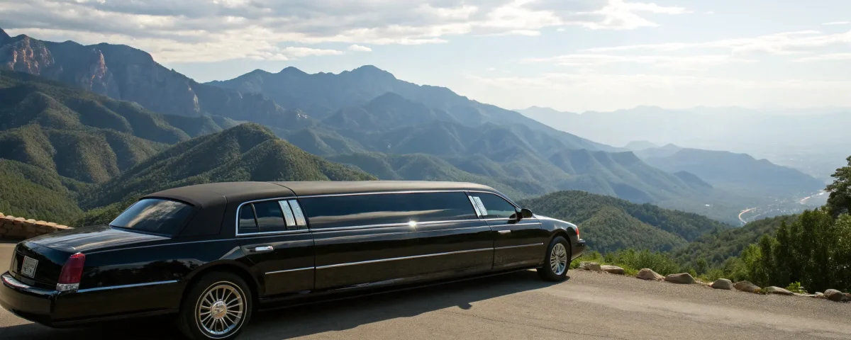 Black limousine rental for any special occasion.