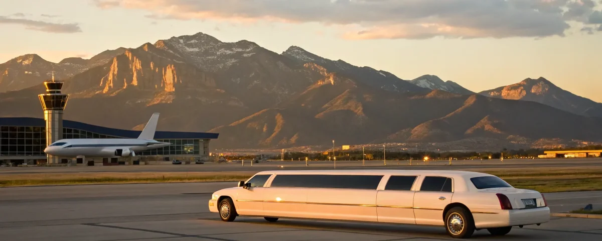 Black car service at Denver Airport.