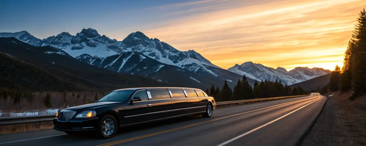 Denver chauffeur service luxury vehicle.