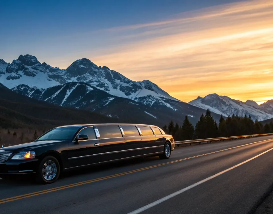 Denver chauffeur service luxury vehicle.