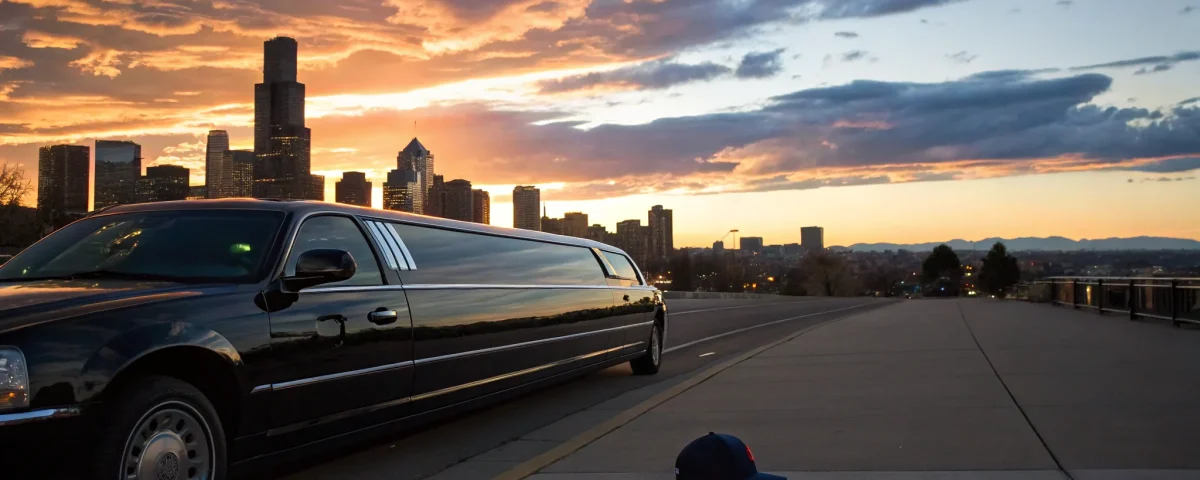 Denver Broncos limo service for game day.
