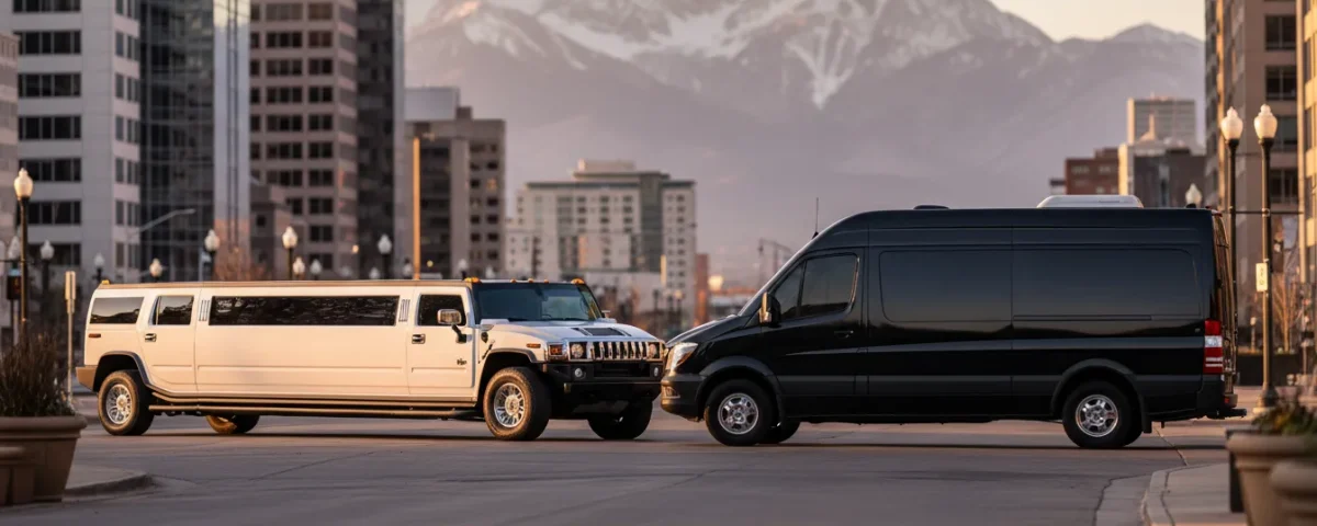 Hummer limo vs Sprinter van Denver transportation options