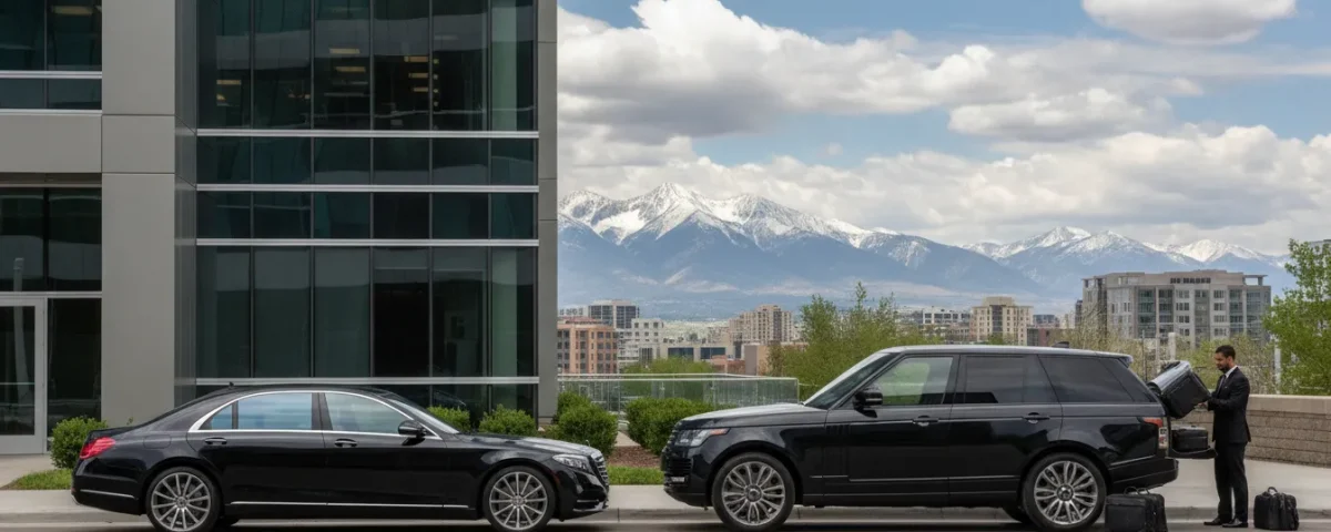 Executive sedan and SUV for Denver corporate roadshow transportation