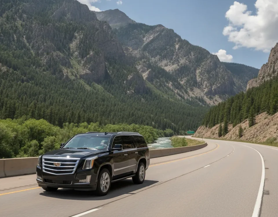 Denver to Glenwood Springs private car service in the Colorado mountains